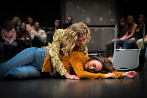 Lucy Owen and Heather Lind in The Streetcar Project’s production of A Streetcar Named Desire, performing at A.C.T.’s Toni Rembe Theater