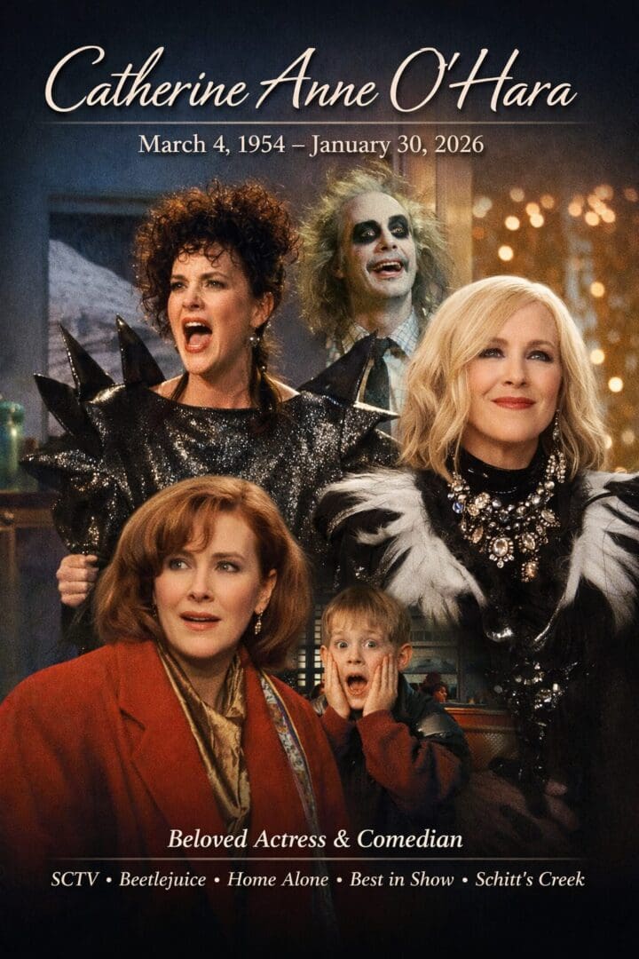 catherine o'hara obit poster