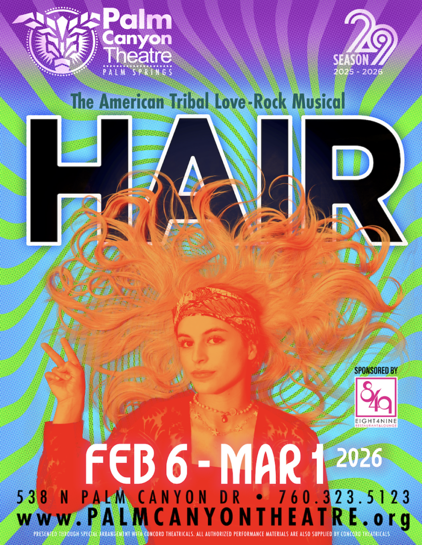 hair palm canyon poster