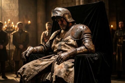 weary-knight-in-armor-resting-on-a-throne_